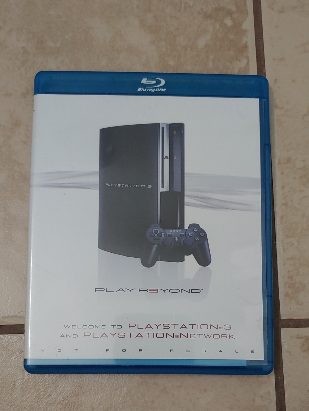 PS3 Play Beyond Disc Playstation Configuration Blu-Ray